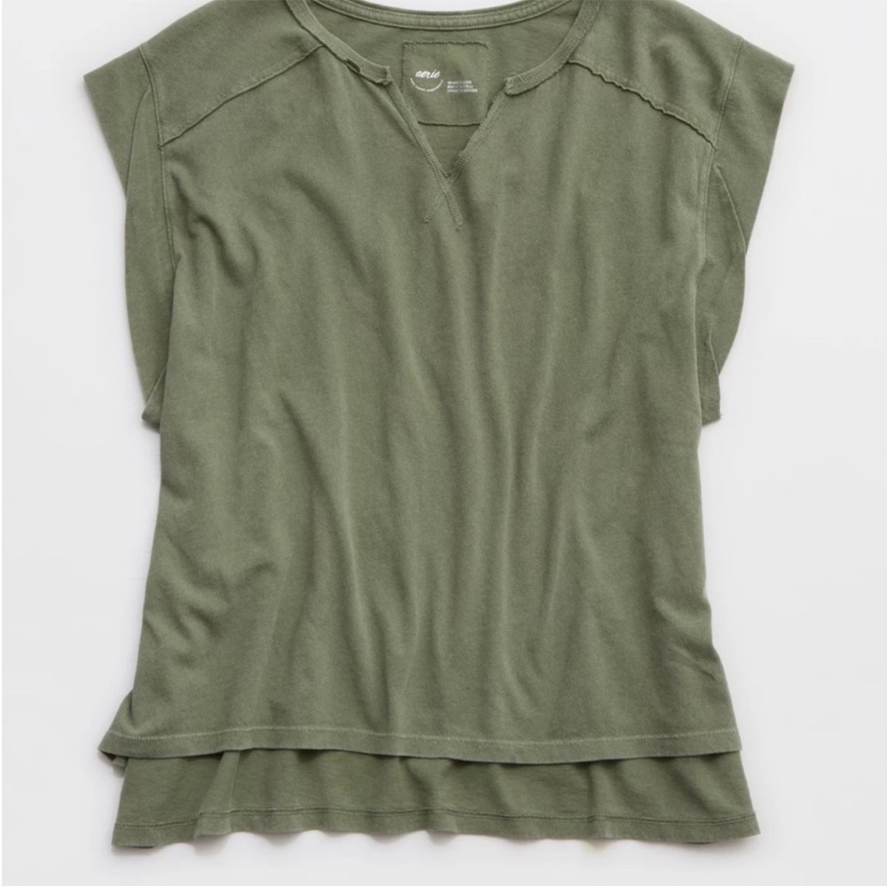 Aerie Olive Short Sleeve Women's Tee